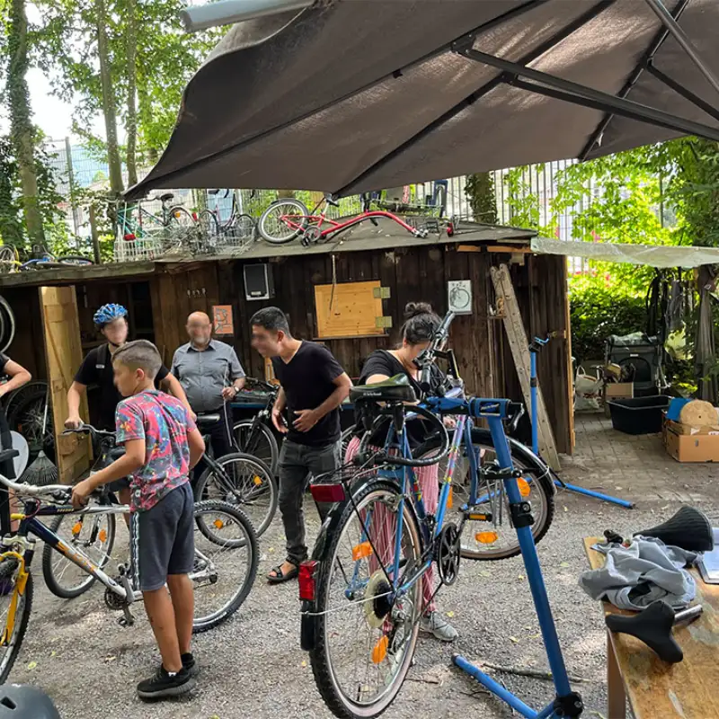 Gemeinsame Fahrrad-Werkstatt im Haus197 Gemeinsame Fahrrad-Werkstatt im Haus197
